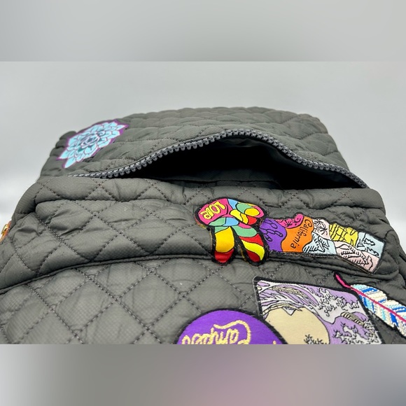 SOLD MZ Wallace Metro Backpack Deluxe Size Magnet Grey 15" Laptop Hippie 90s - Picture 7 of 9